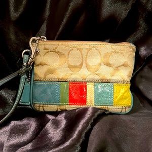 COACH Panel Wristlet
